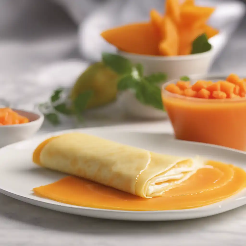 Cheese and Papaya Crepe