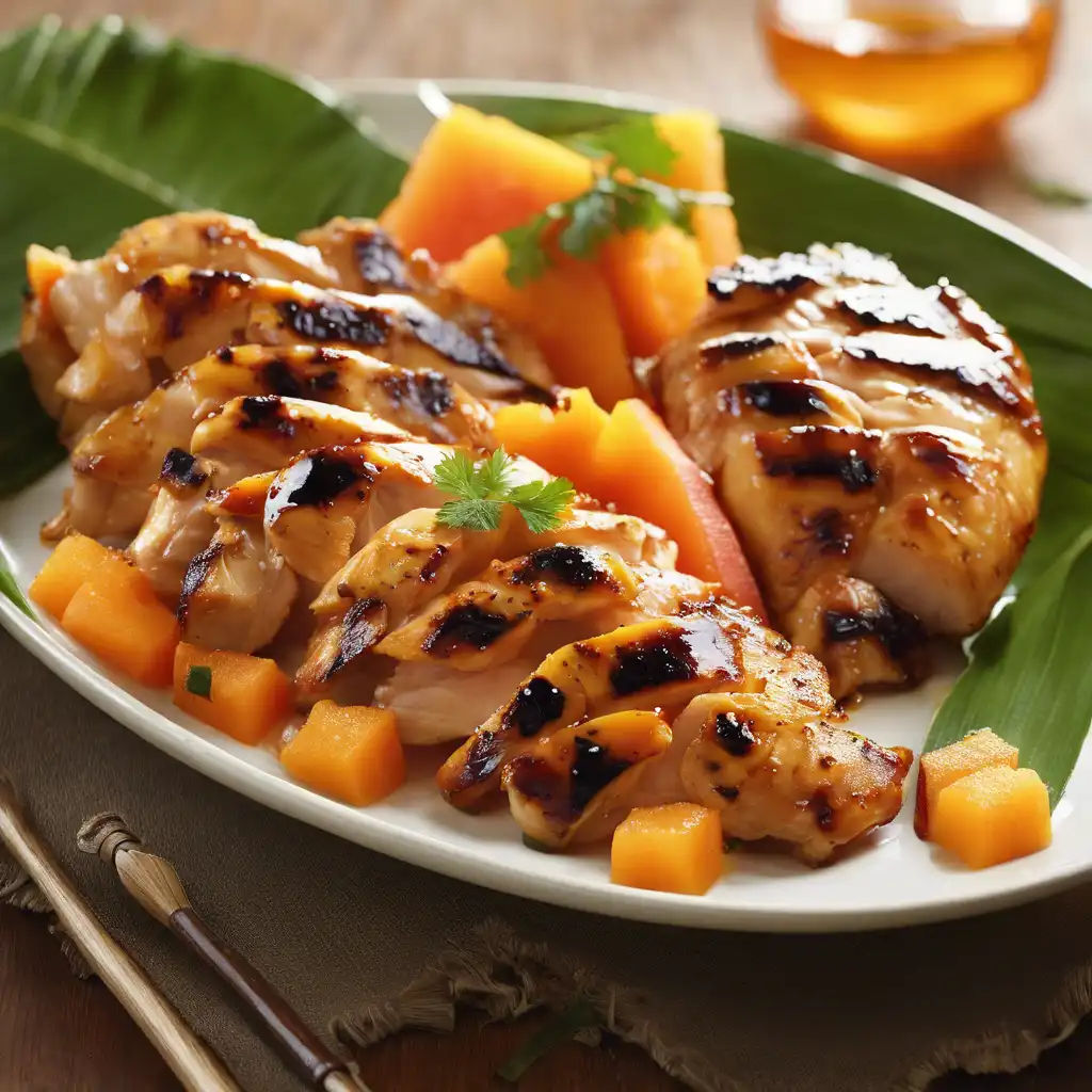 Grilled Chicken with Papaya