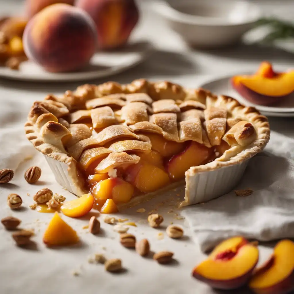 Peach Filled Pie