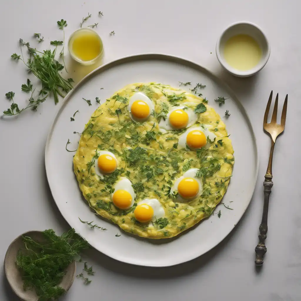 Omelette with Fines Herbes