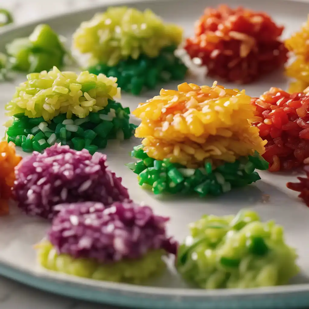 Colorful Rice Fritters