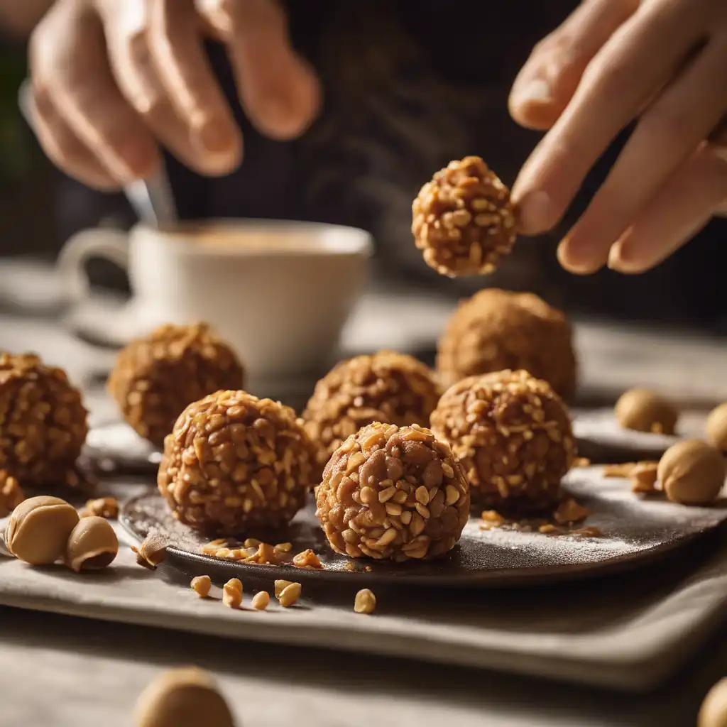 Café and Peanut Ball Recipe