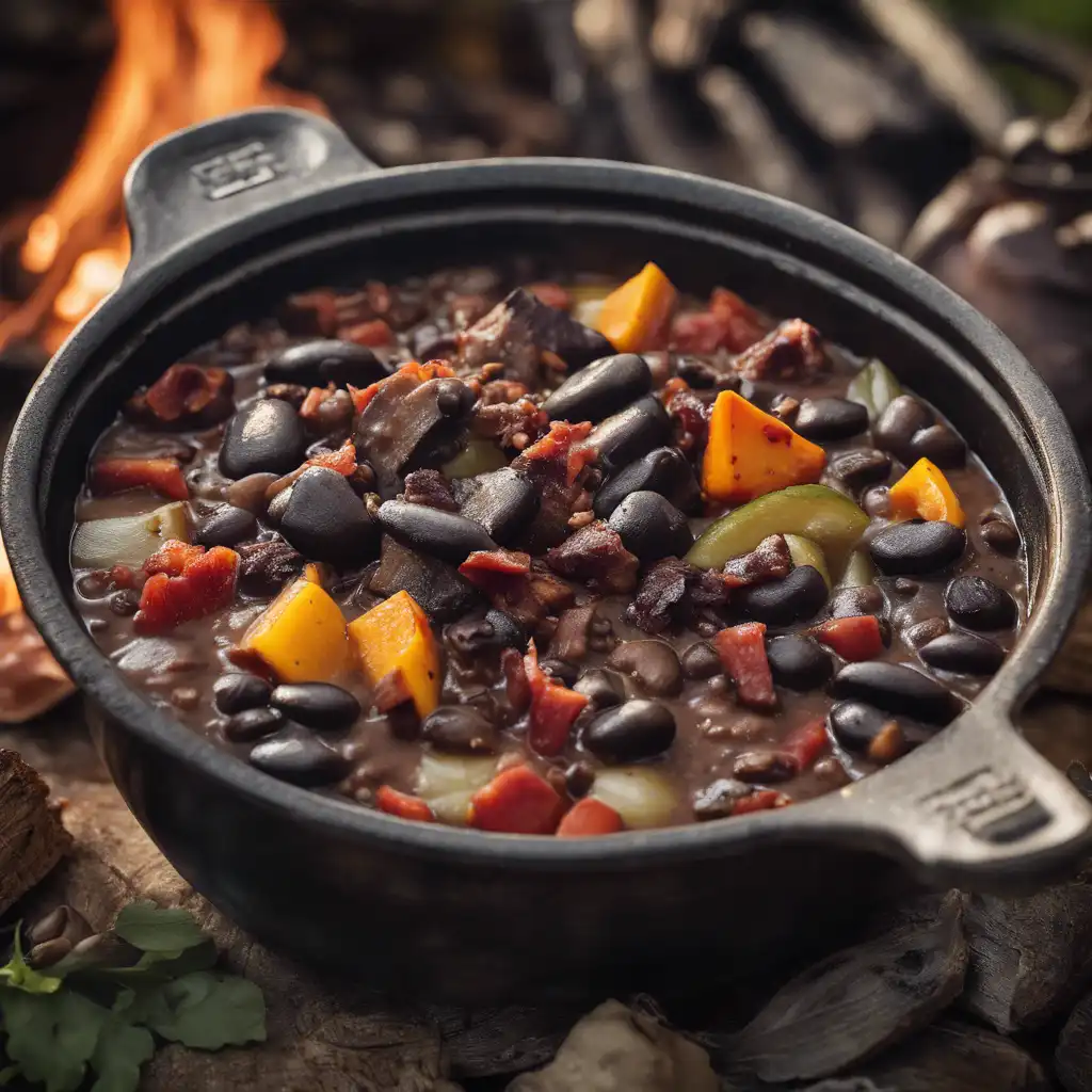 Black Bean Campfire Stew