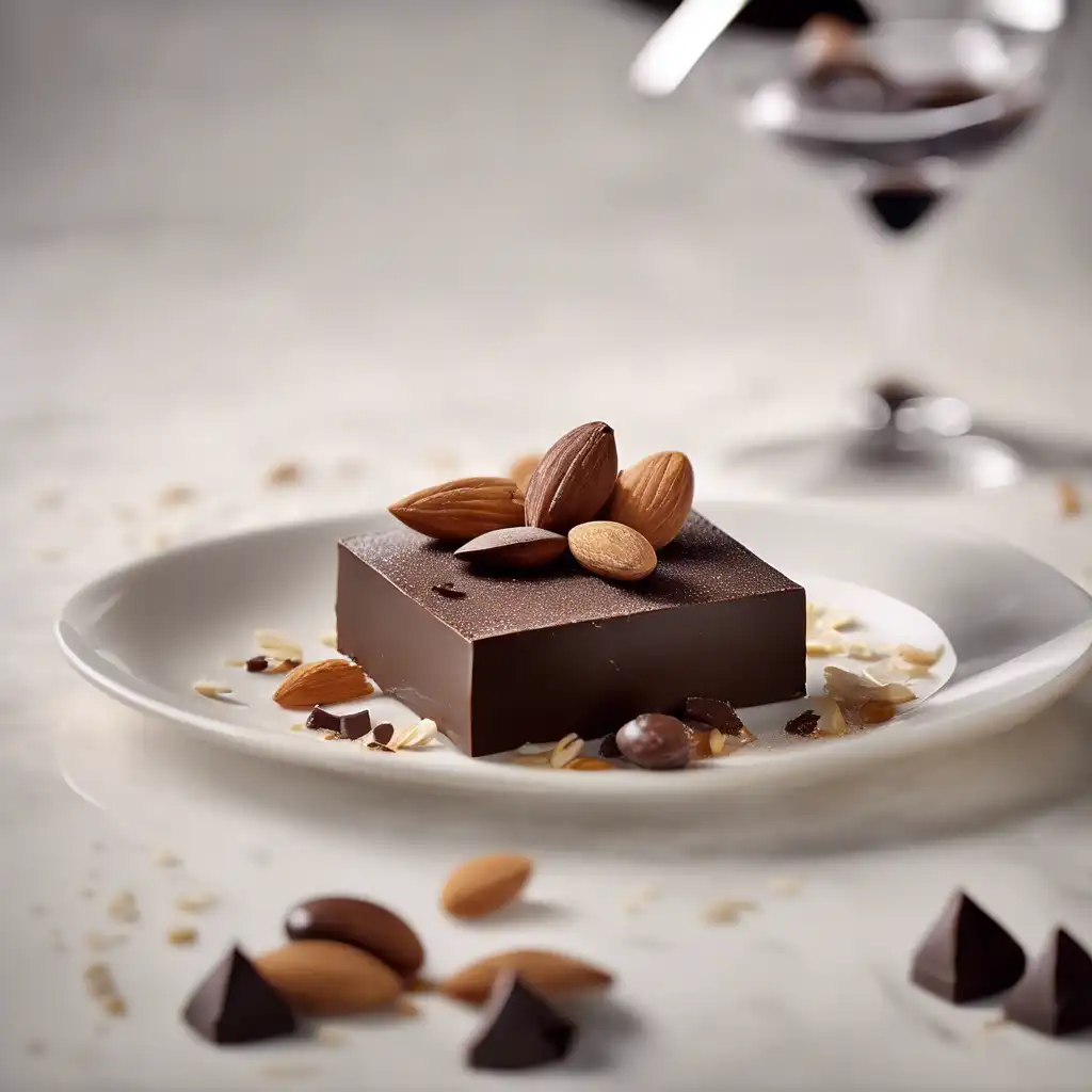 Chocolate Square with Almond