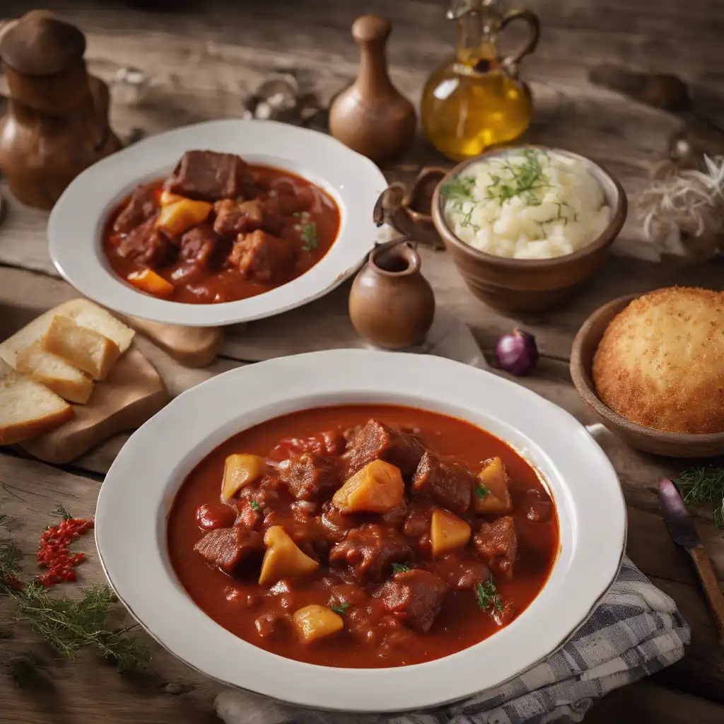 "Gulyas, also known as Goulash"