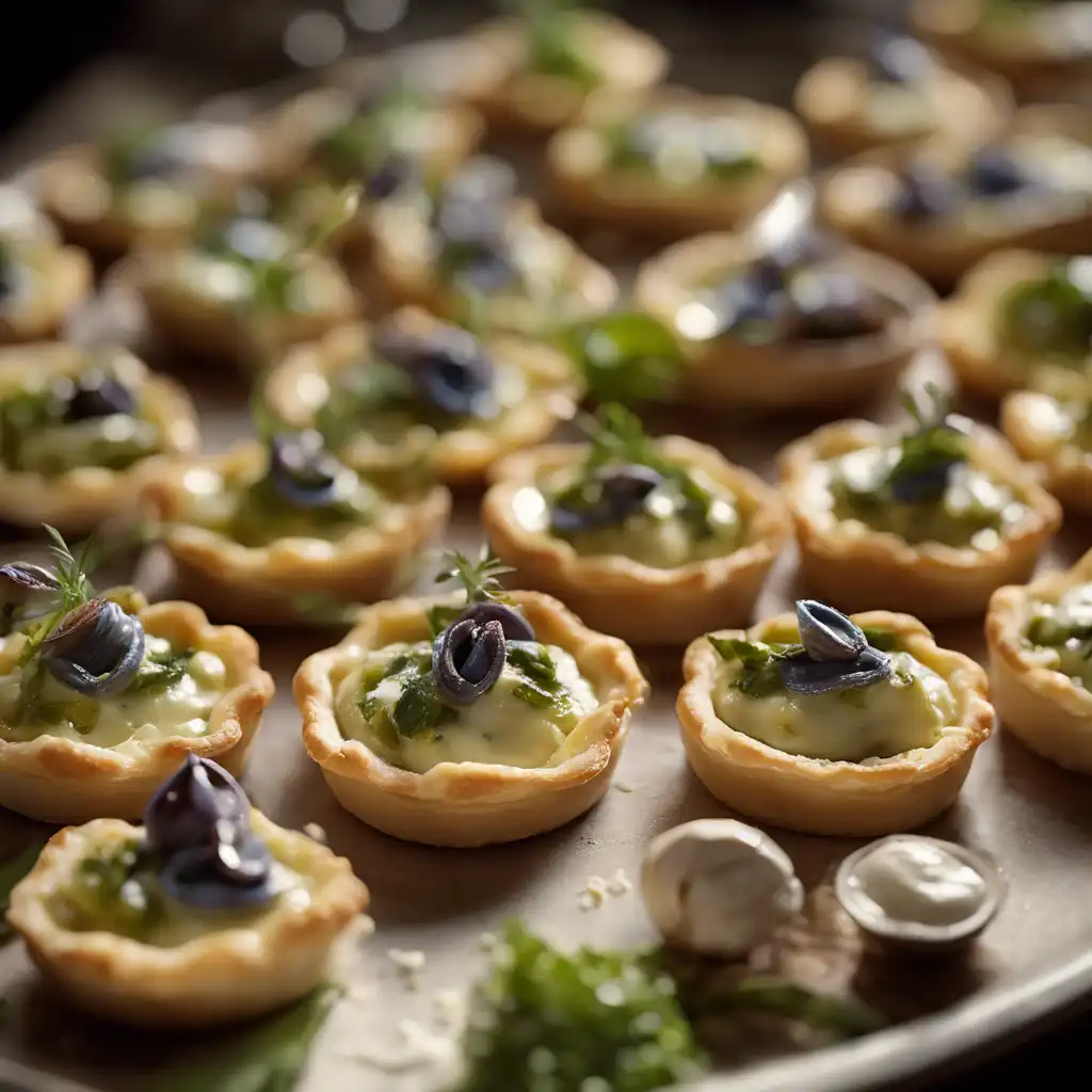 Cheese and Anchovy Tartlets