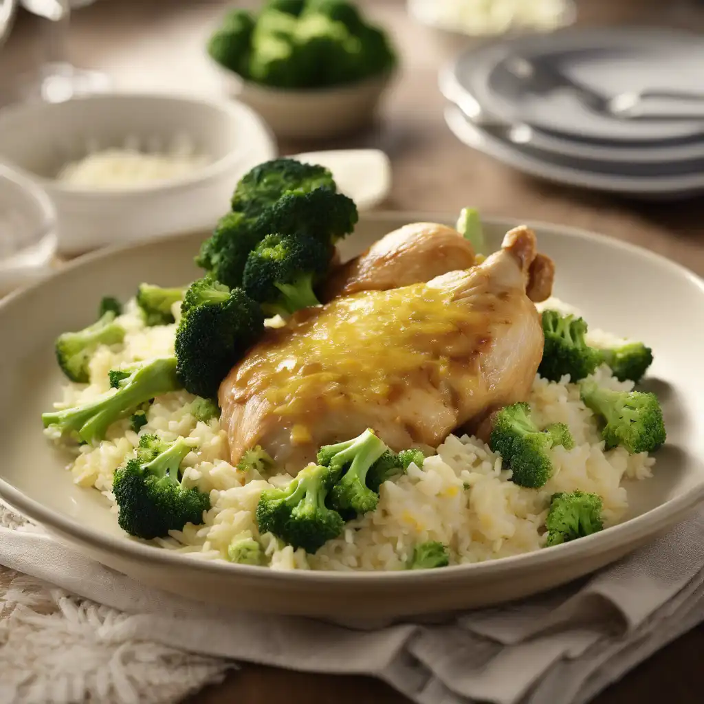 Chicken with Cheese and Broccoli