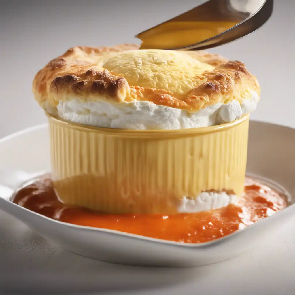 Cheese Soufflé with Condiments