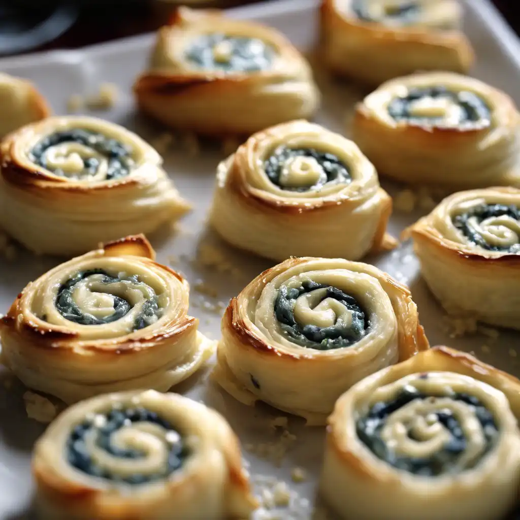 Gorgonzola Cheese Pinwheels Recipe