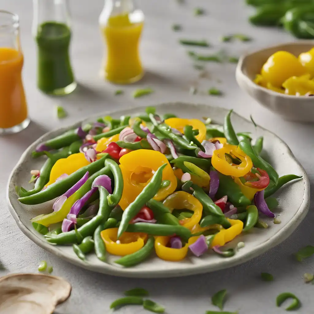 Yellow Pepper and Green Bean Salad