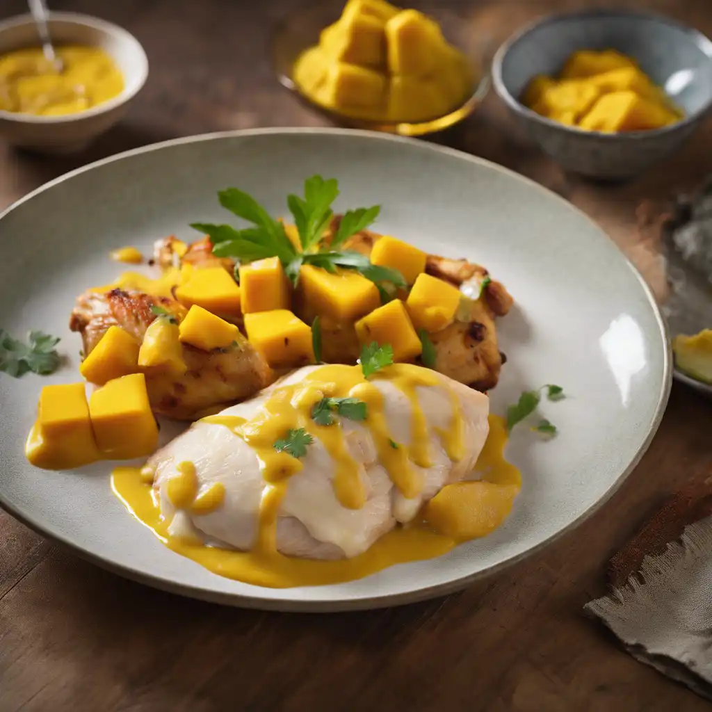 Chicken with Yogurt and Mango