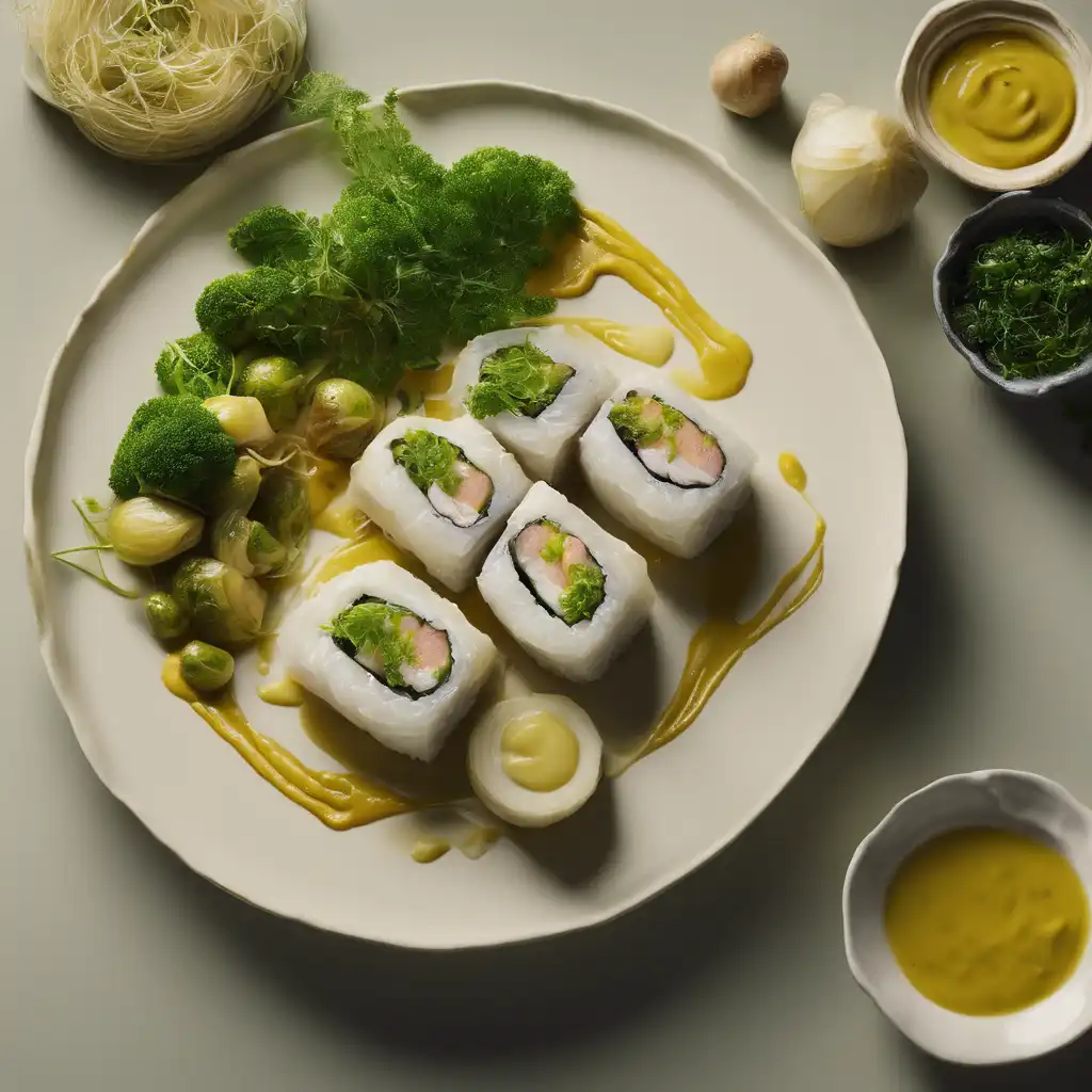 Fish Roll with Mustard