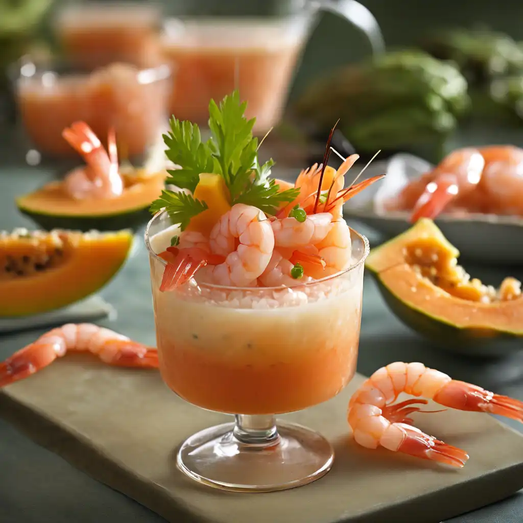 Shrimp and Papaya Cocktail