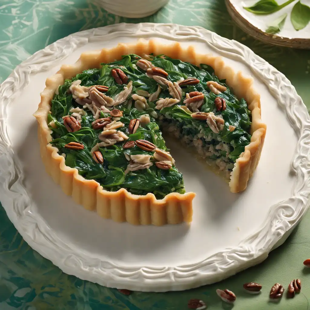 Tuna Tart with Spinach