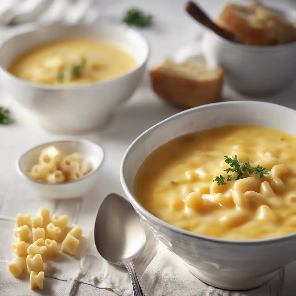 Cheese and Macaroni Soup