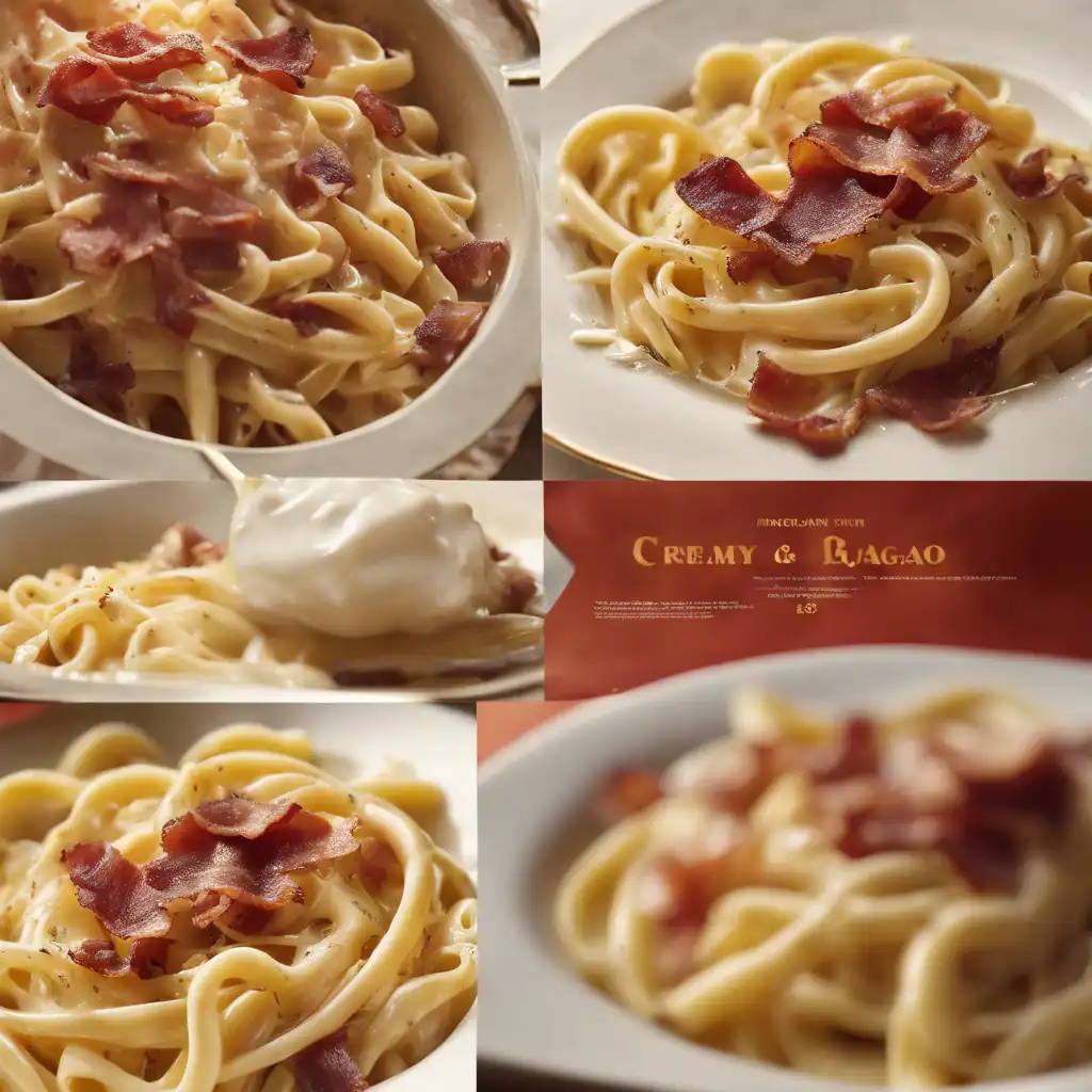 Creamy Requeijão and Bacon Pasta