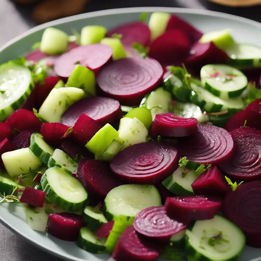 Beet and Cucumber Salad