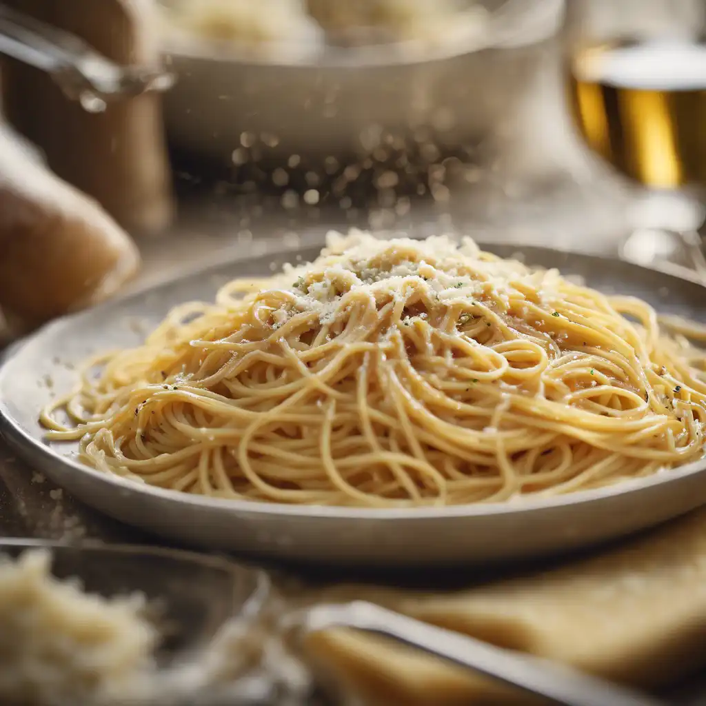 Quick Spaghetti with Cheese and Butter