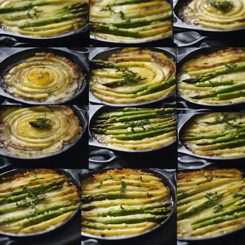 Asparagus and Potato Gratin