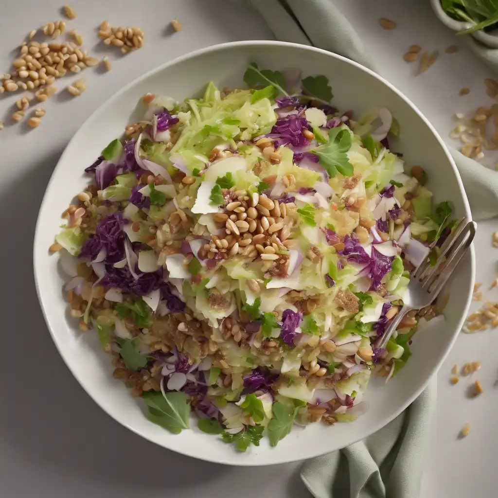 Wheat and Cabbage Salad