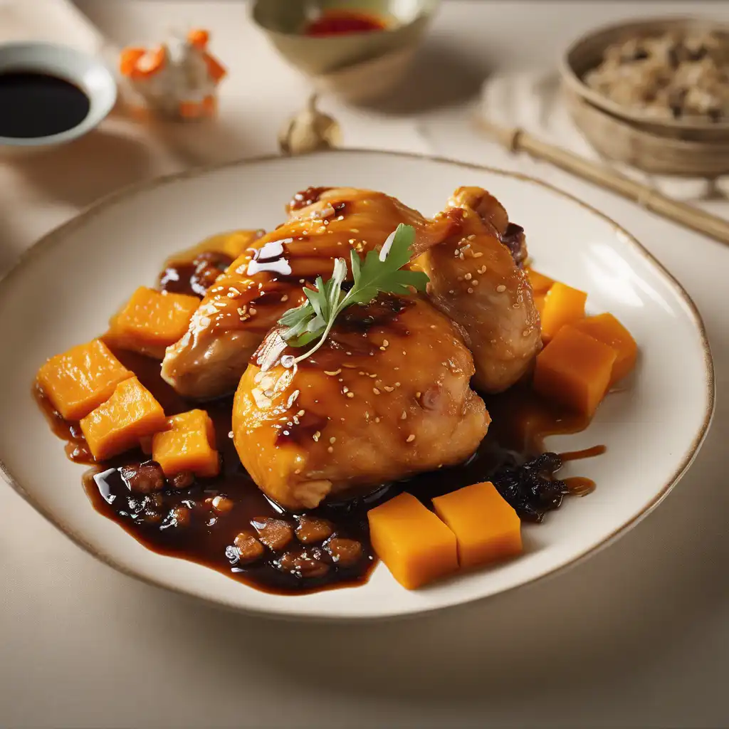 Chinese-Style Chicken with Pumpkin