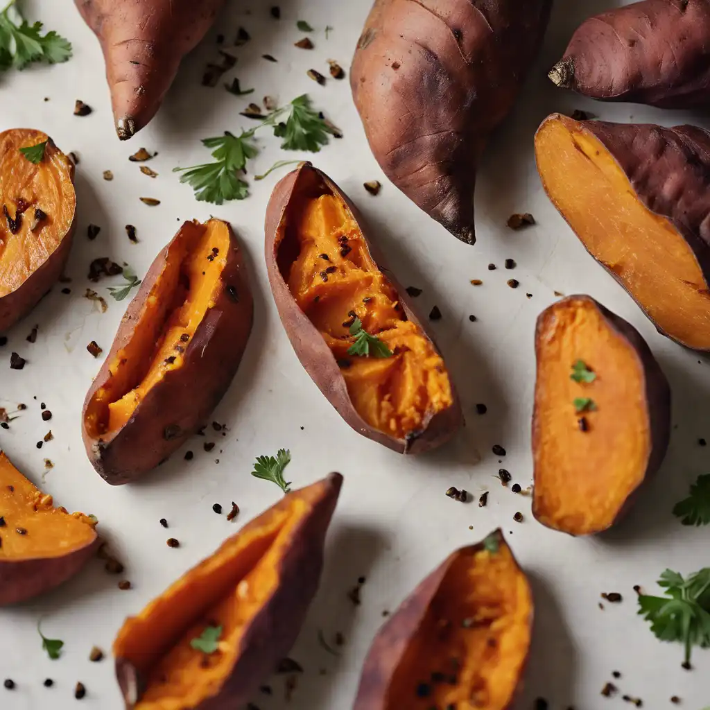 Oven Roasted Sweet Potatoes