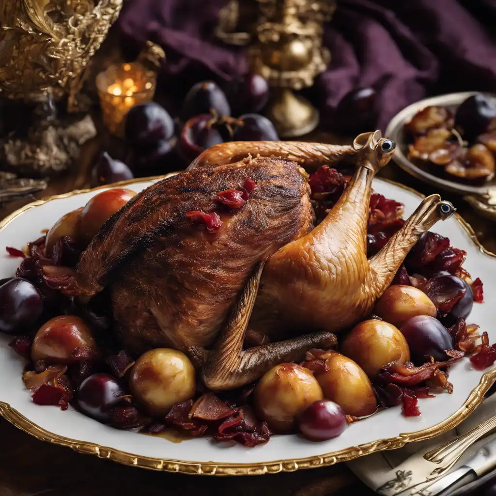 Pheasant with Plum Stuffing