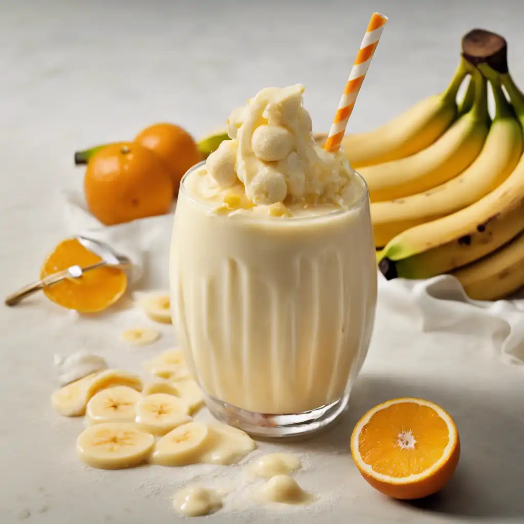 Banana and Orange Milkshake