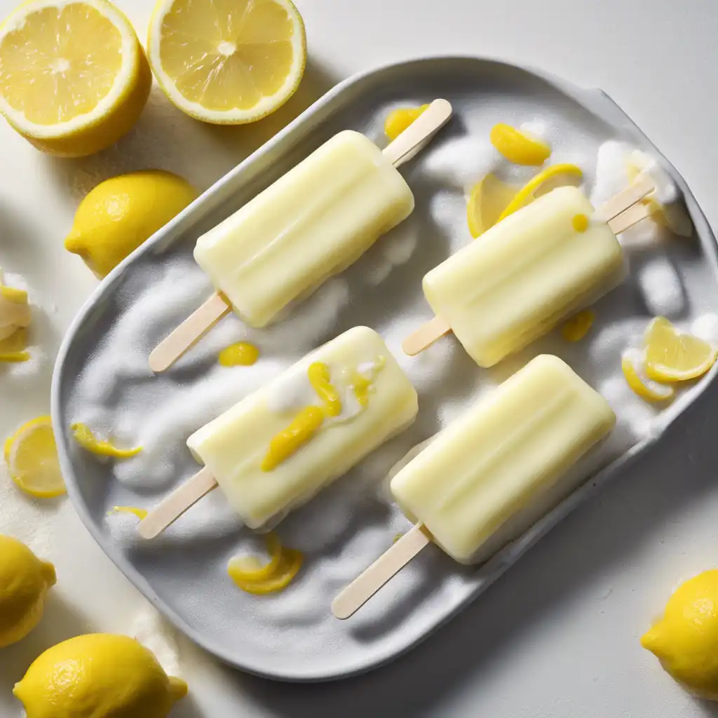 Lemon Yogurt Popsicles