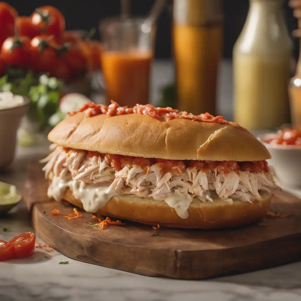 Chicken Torta with Mayonnaise