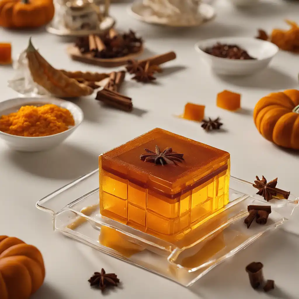 Pumpkin Spice Gelatin with Spices