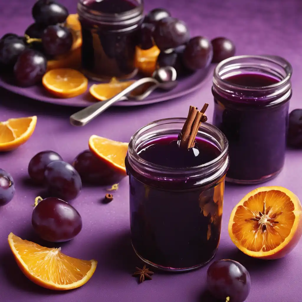 Black Grape Jelly with Spices