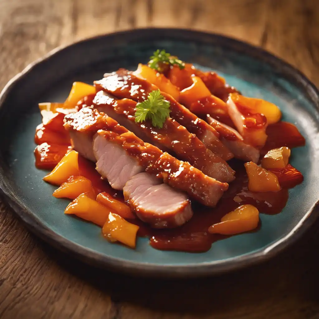 Pork Loin with Sweet and Sour Flavors