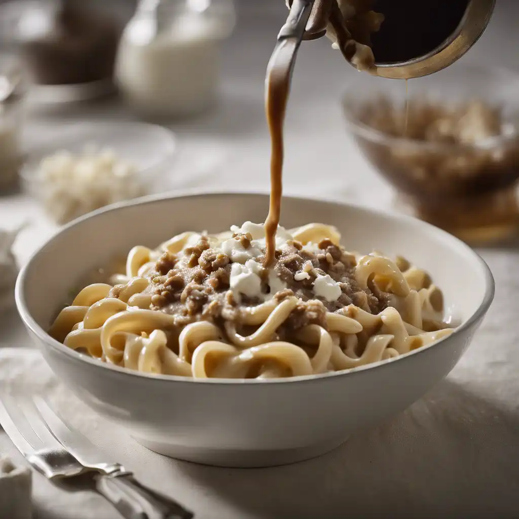 Walnut Sauce for Macaroni