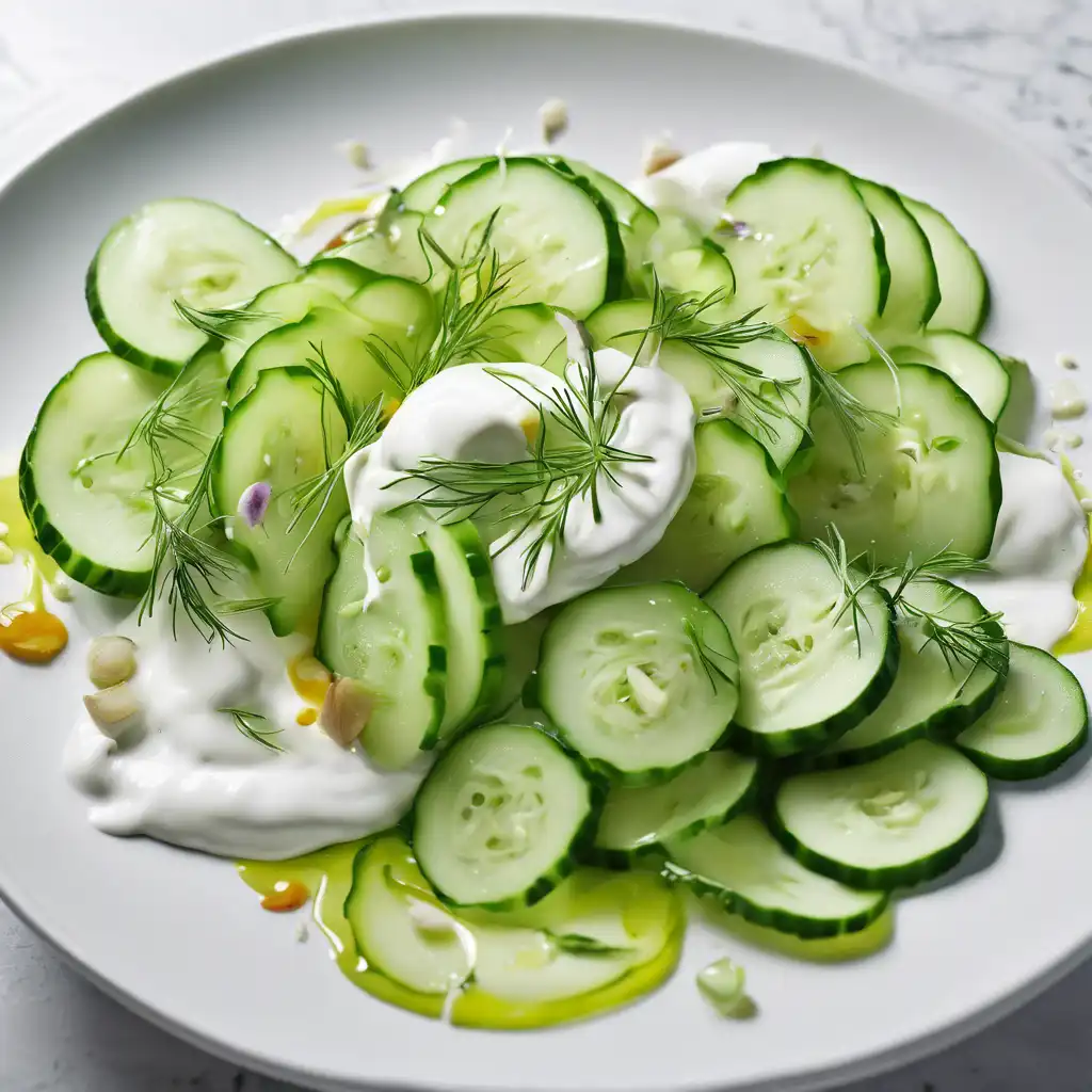 Cucumber Salad with Cream