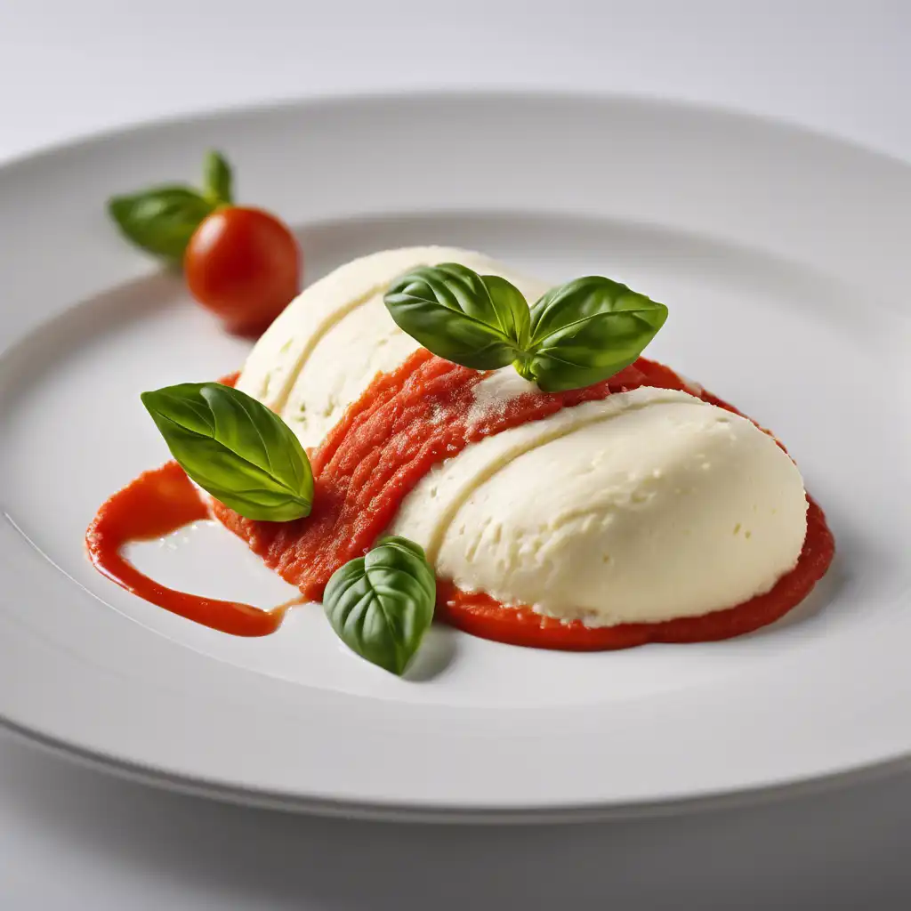 Ricotta Quenelle with Tomato and Basil