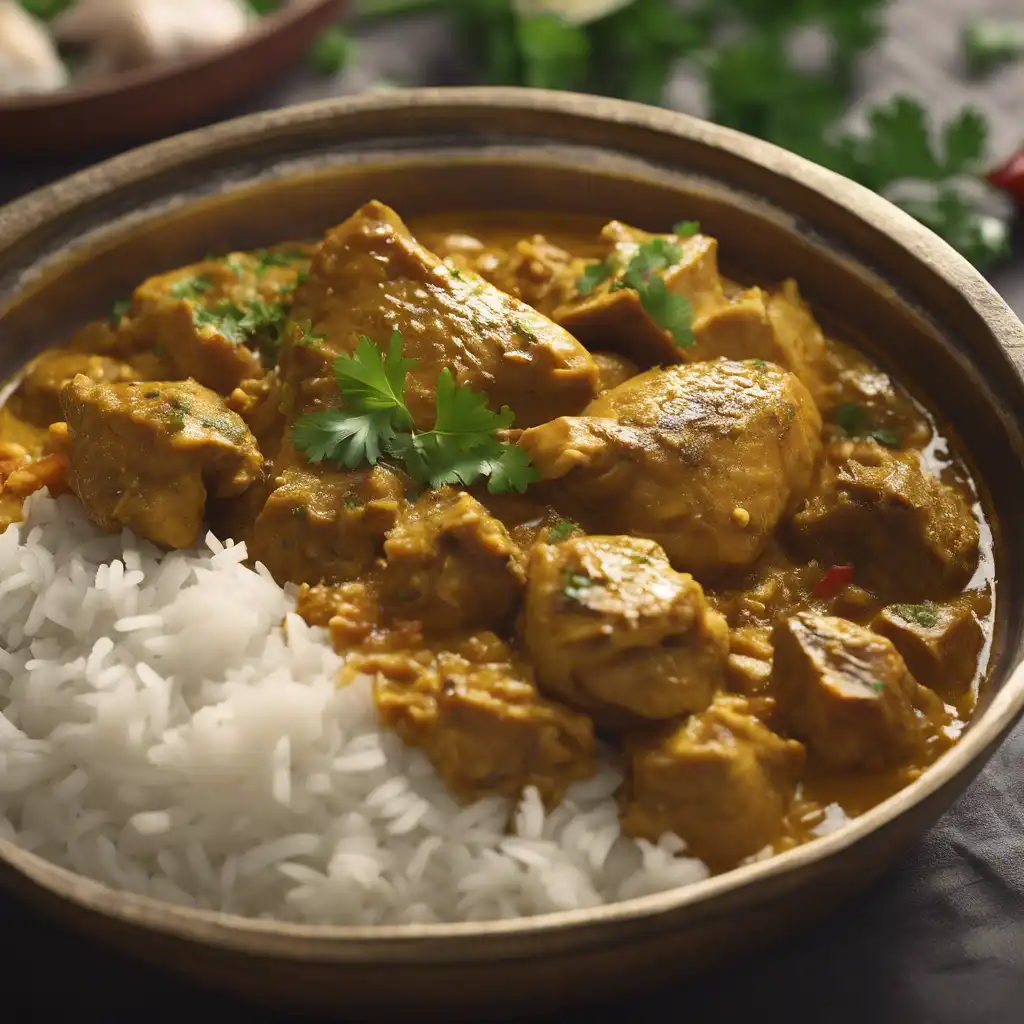 Curry Chicken with Rice (Caril)