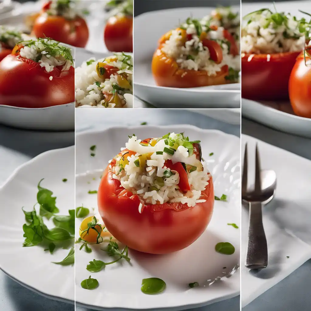 Stuffed Tomatoes with Rice Salad