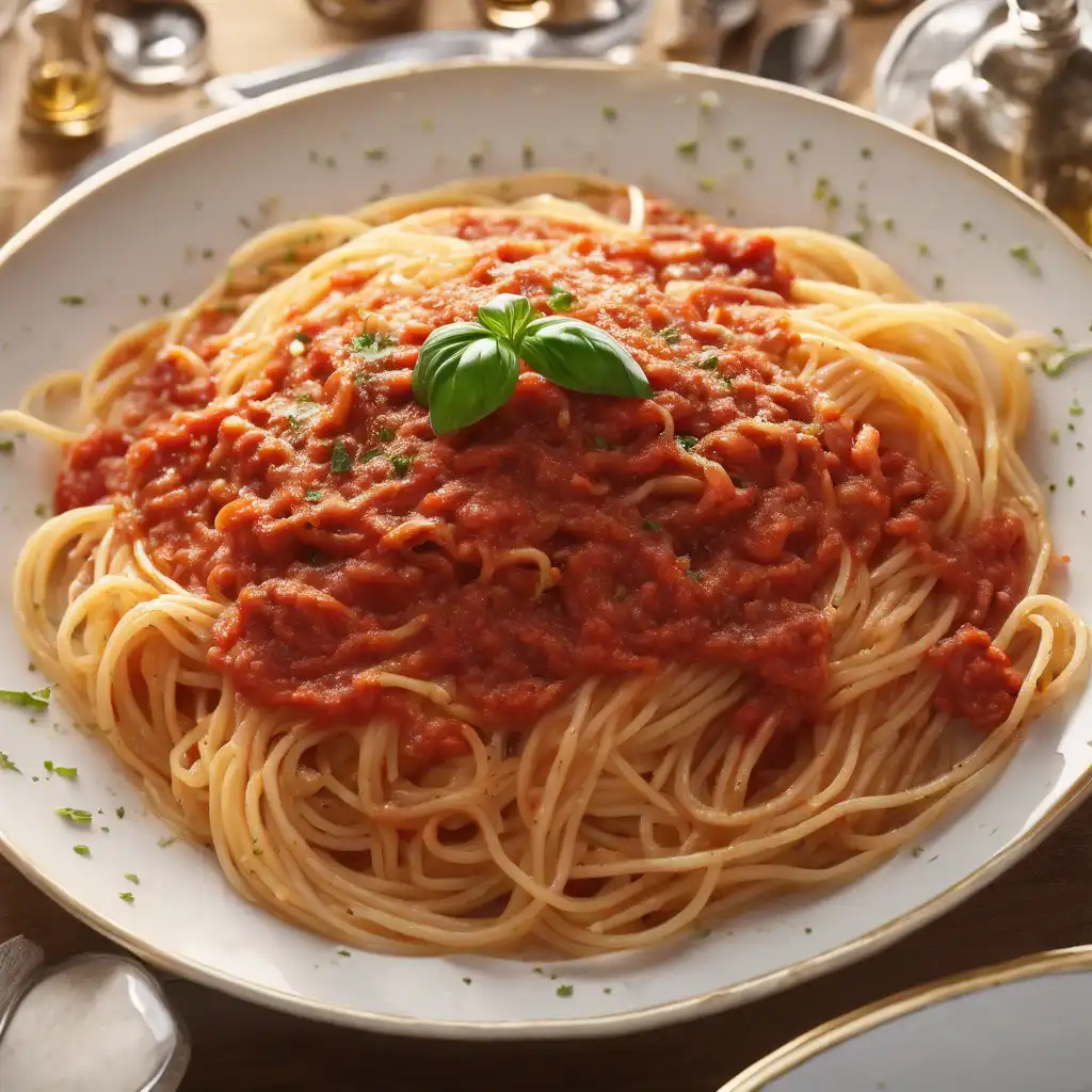 Spaghetti with Tomato Sauce