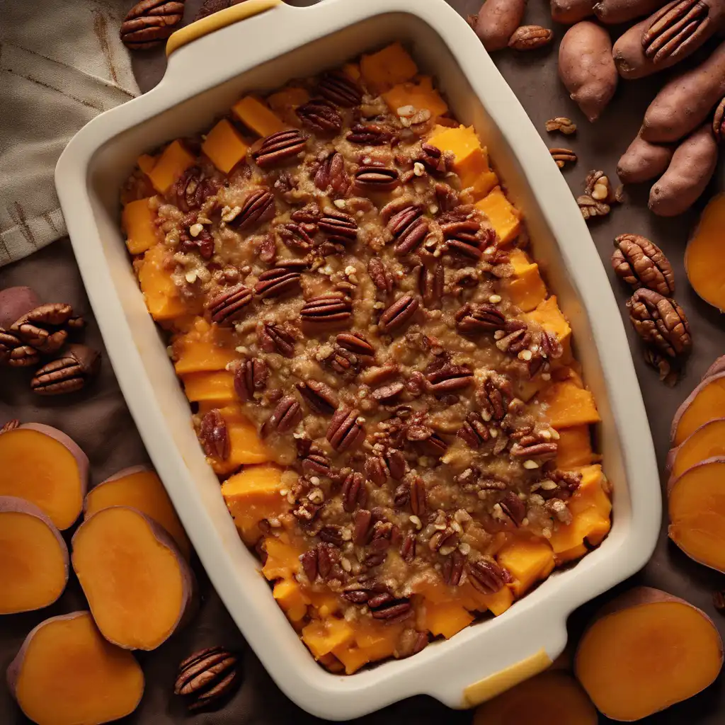 Sweet Potato Casserole with Pecans