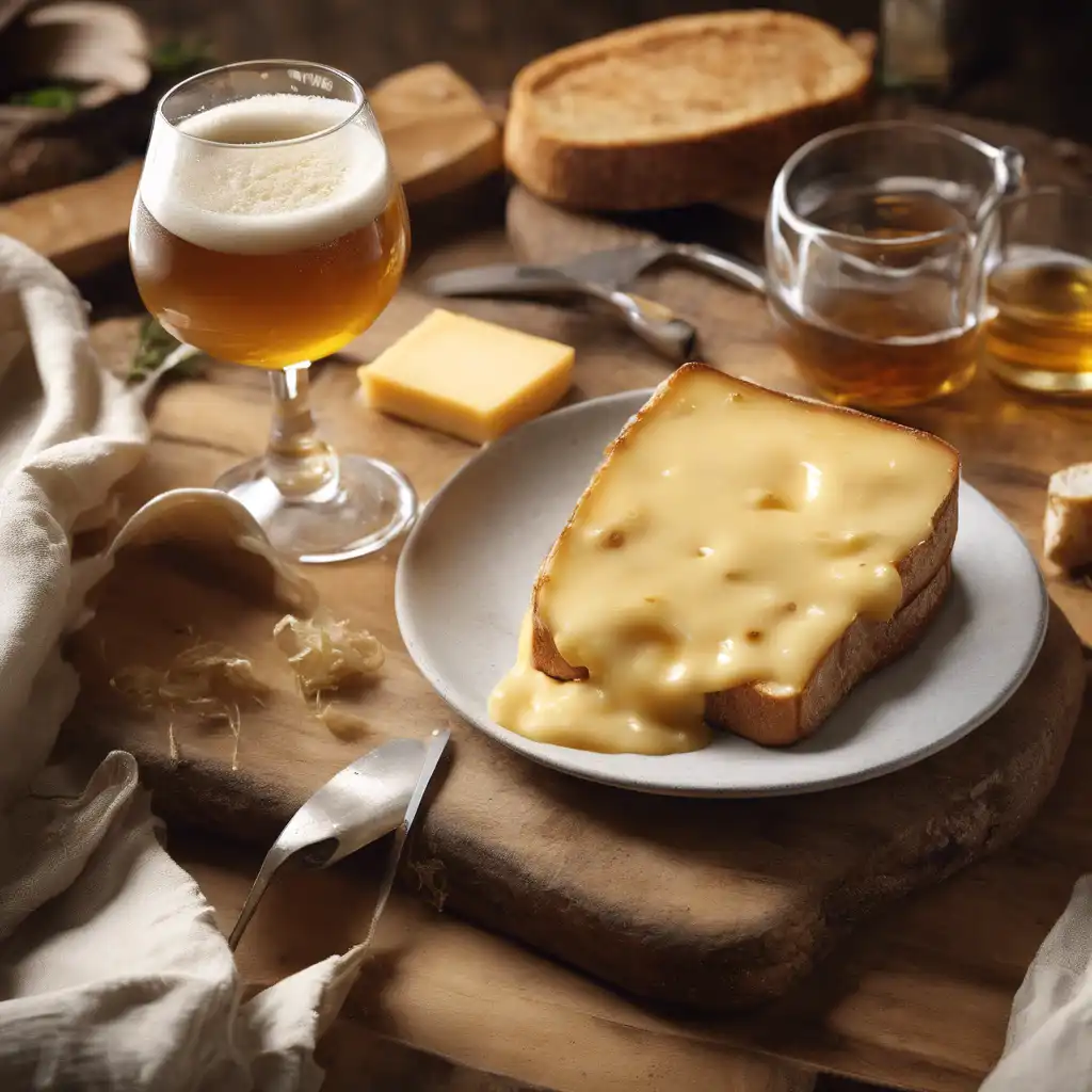 Cheese with Beer on Toast