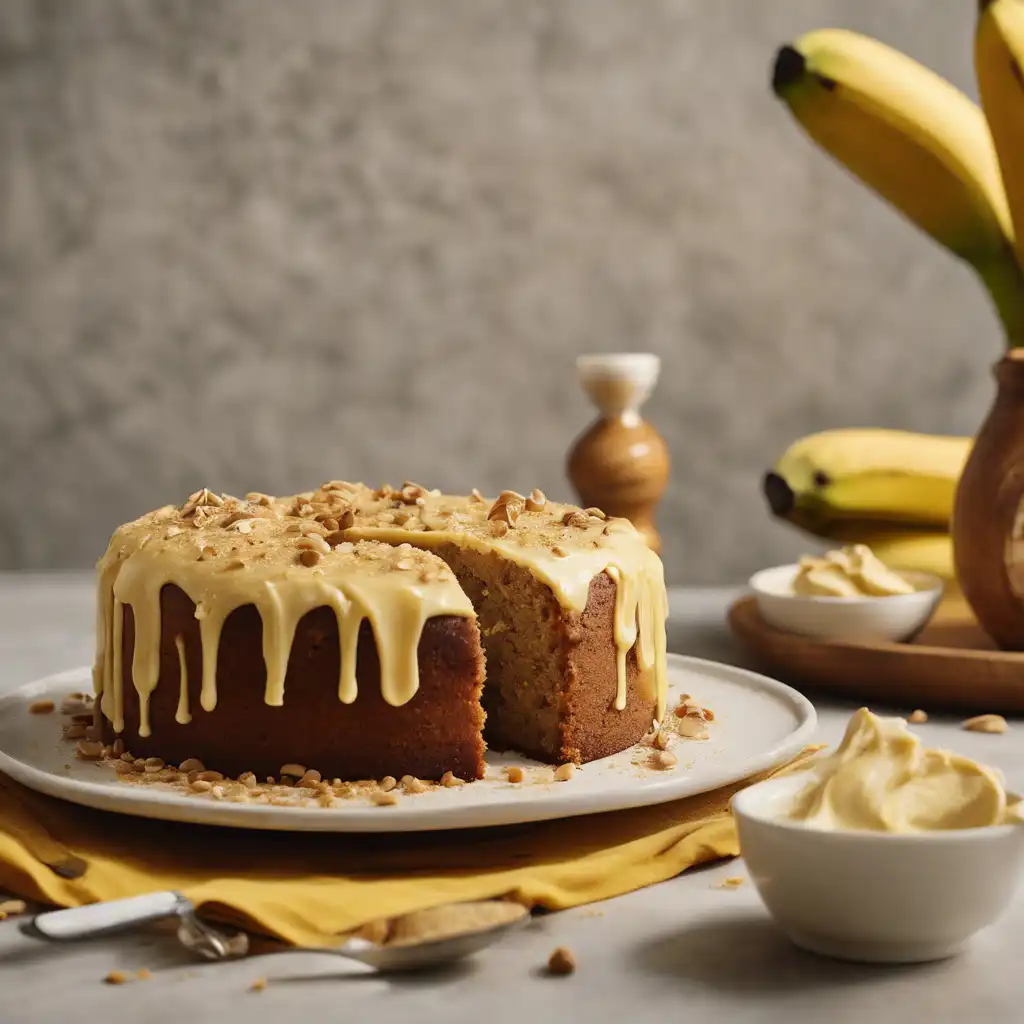 Peanut Banana Cake