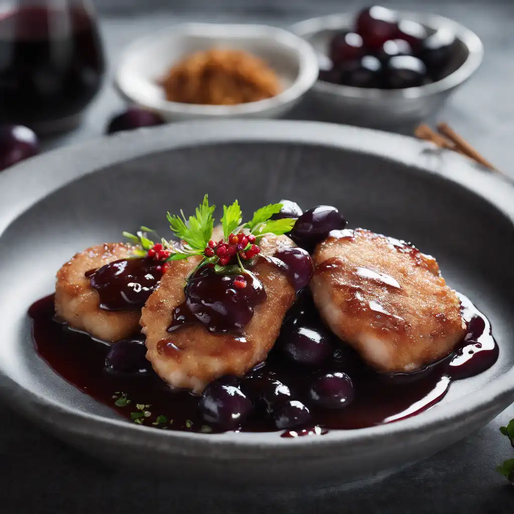 Pork Cutlets with Sour Cherry Sauce (optional)