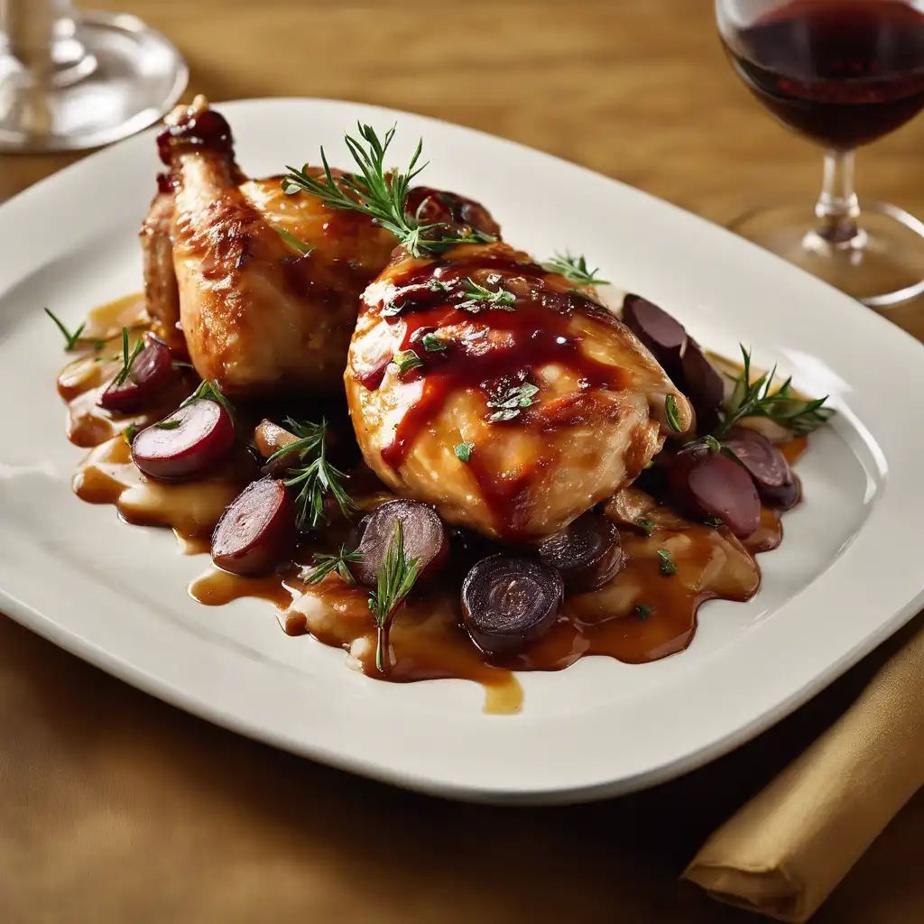 Wine-Glazed Chicken