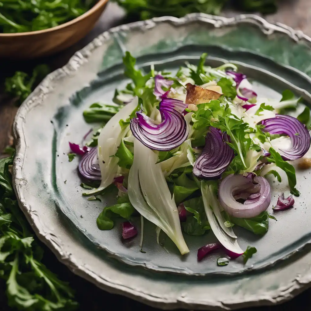 Chicory and Onion Salad