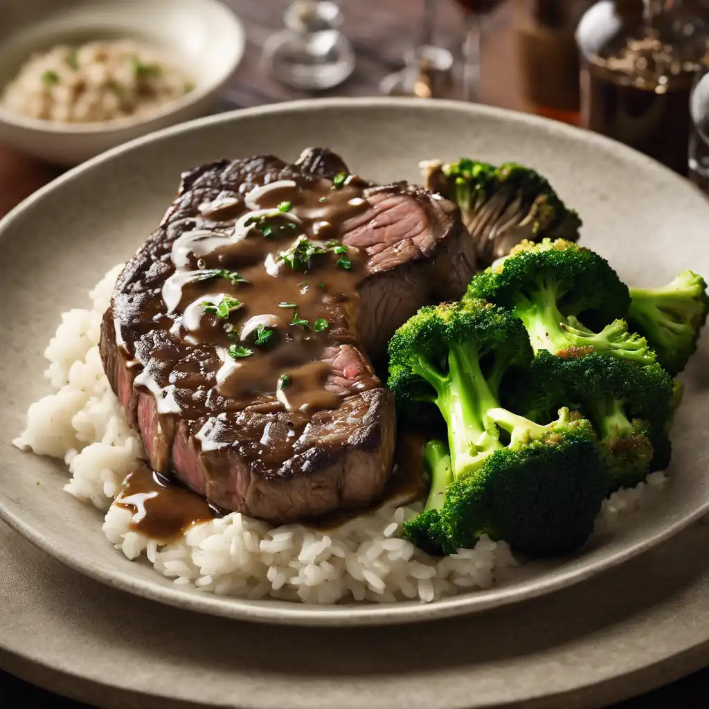 Filet Mignon with Broccoli