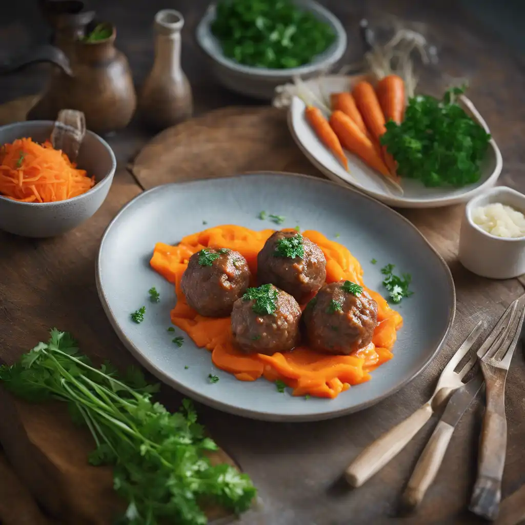 Beef Meatball with Carrot