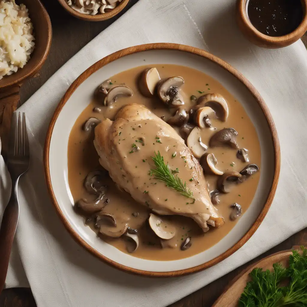 Chicken with Mushroom Gravy