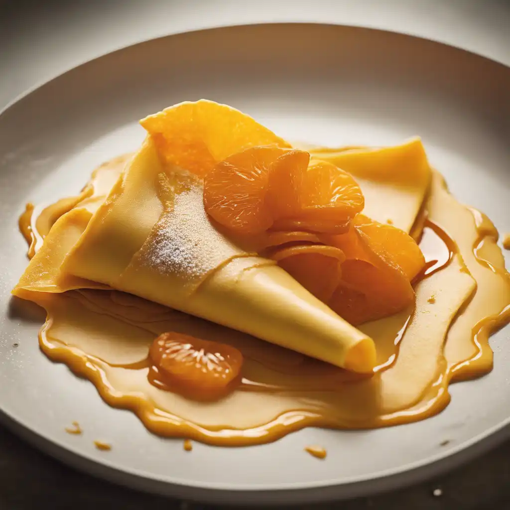 Orange Crepe