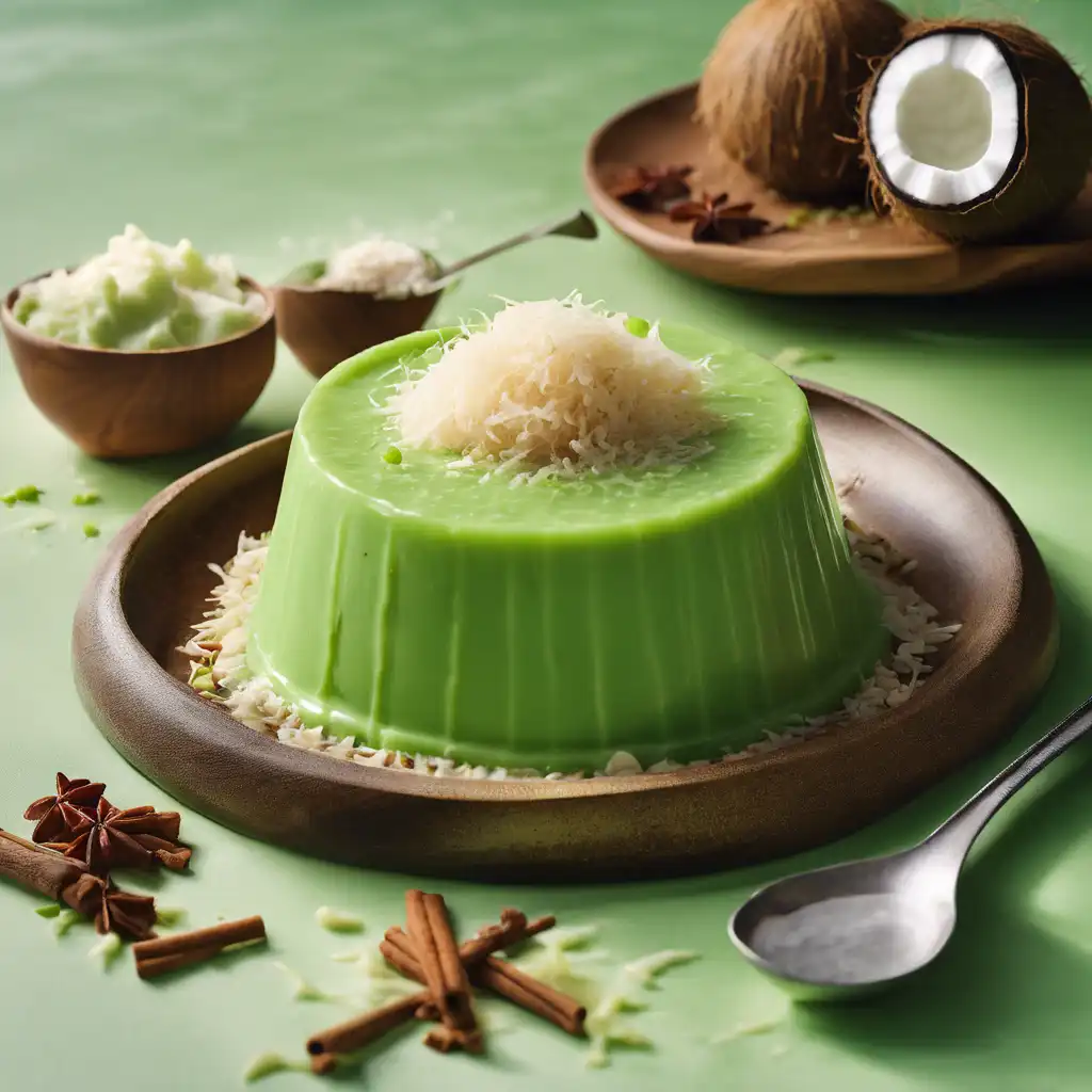 Green Coconut Custard